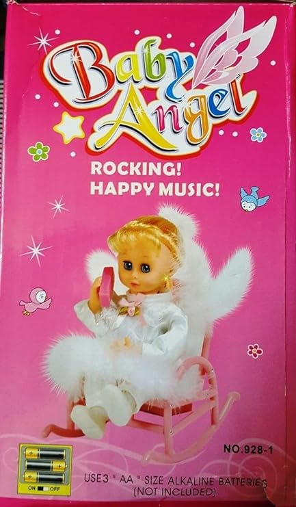 ✨ Baby Angel Doll – Musical & Colorful Light-Up Toy for Kids (3+ Years)