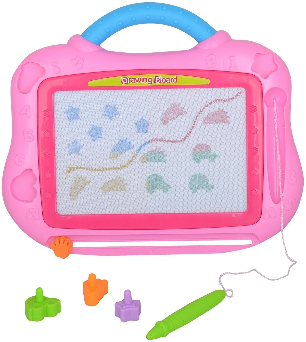 🖍️✨Mess-Free Kids Magic Drawing Board – Slide-Erase, Colorful, Portable! 🎨