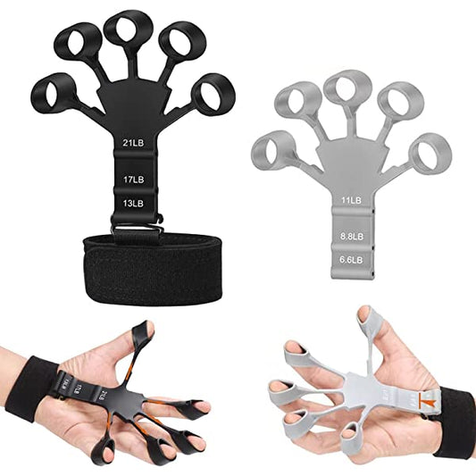 💪 Metal-Hook Grip Strength Trainer – Adjustable Hand Exerciser for Power & Endurance