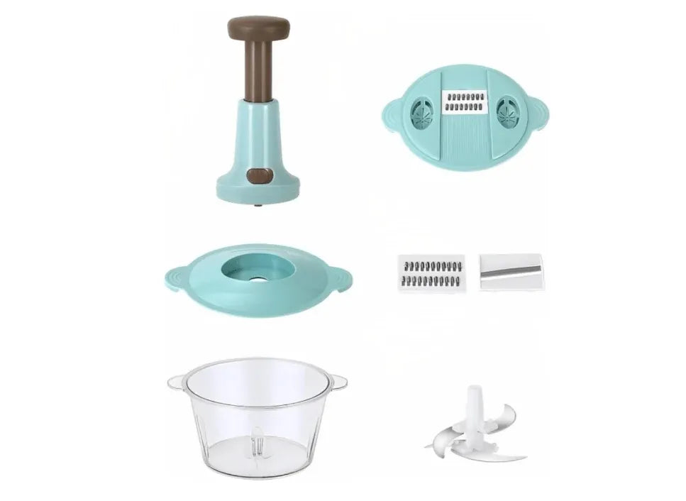 Press Manual Vegetable Chopper – Quick & Easy Food Cutter